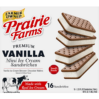 North Star Ice Cream Sandwiches, Original, Mini - 16 Each